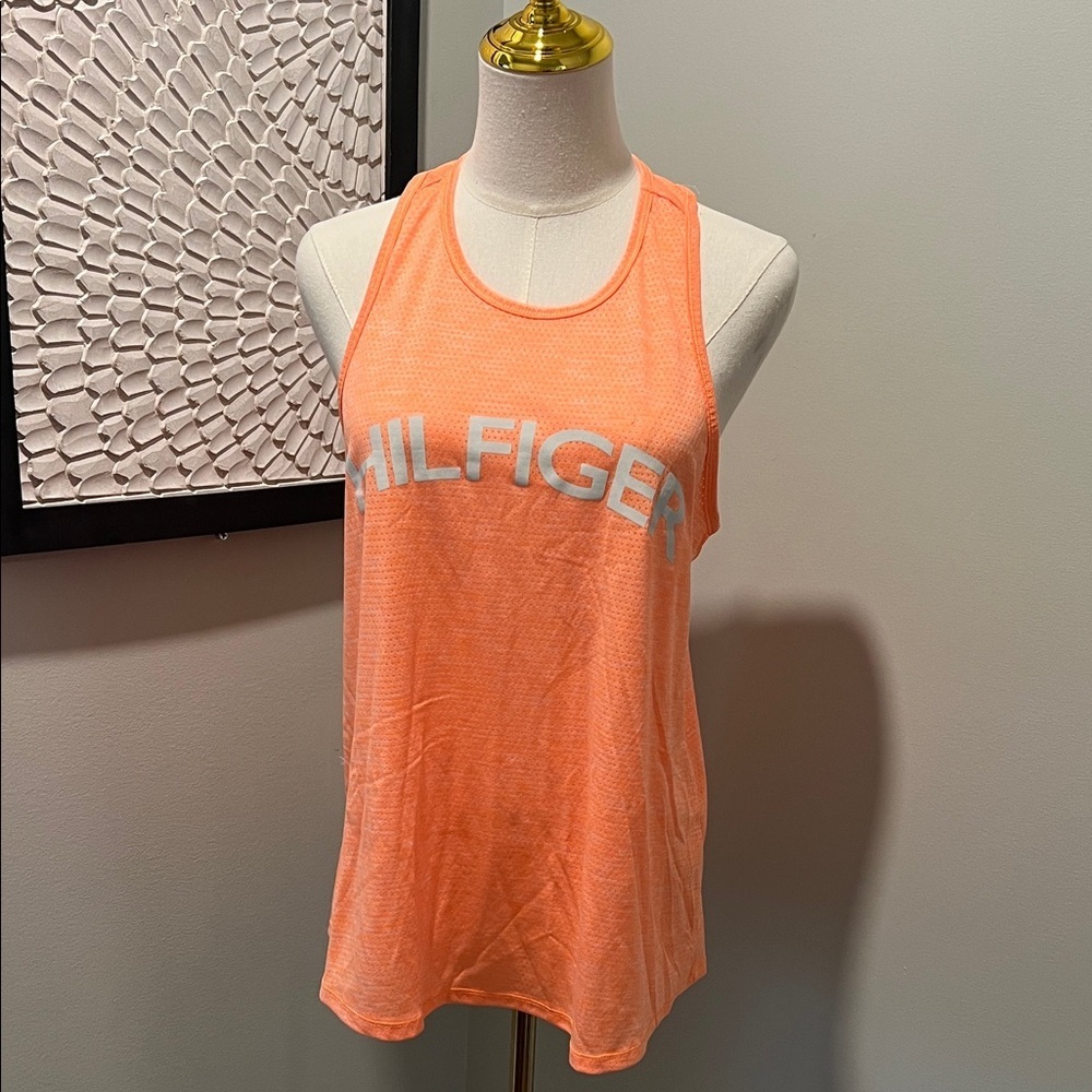 Tommy Hilfiger Women's Bright Orange Tank Top
